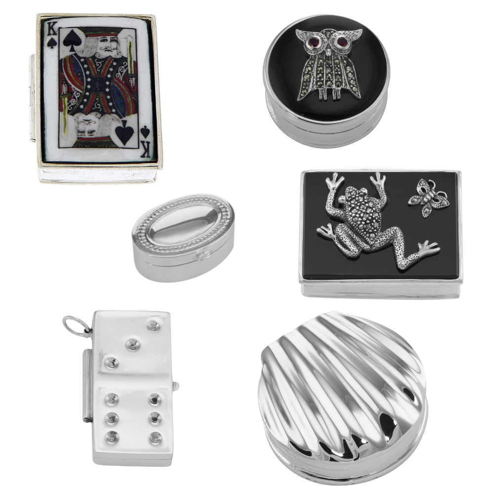 Sterling Silver Pillbox Collection
