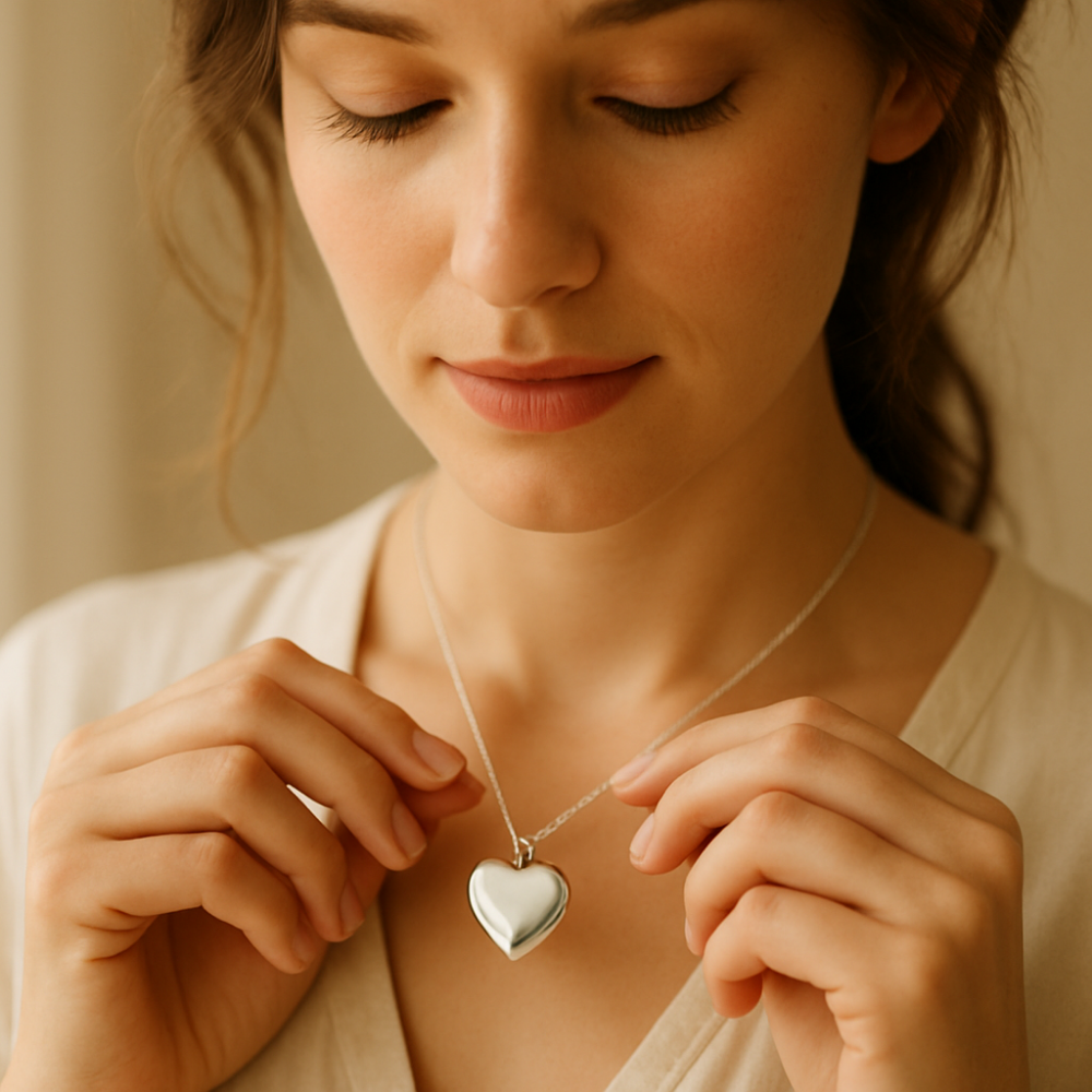 Sterling Silver Locket Collection with Classic Timeless shapes and styling.