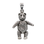 Sterling silver charms, front view