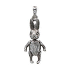 Sterling silver charms, front view