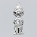 Back view of Raggedy Andy Christmas / Holiday Ornament showing 925 sterling silver hallmark