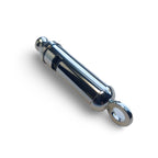 Detail view of English Bobby's Whistle - Silver Plated - Made in England by ACME CITY highlighting design details