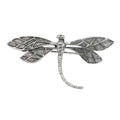 Sterling silver brooches / pins, front view
