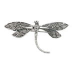 Sterling silver brooches / pins, front view