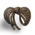 Marcasite, sterling silver brooches / pins, front view