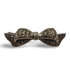 Marcasite, sterling silver brooches / pins, front view