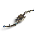 Marcasite, sterling silver brooches / pins, front view