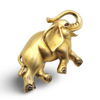 Back view of Gold Vermeil Elephant Pin or Brooch with Marcasites and Ruby Eye showing 925 sterling silver hallmark and pin ba