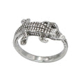 Sterling silver rings, front view