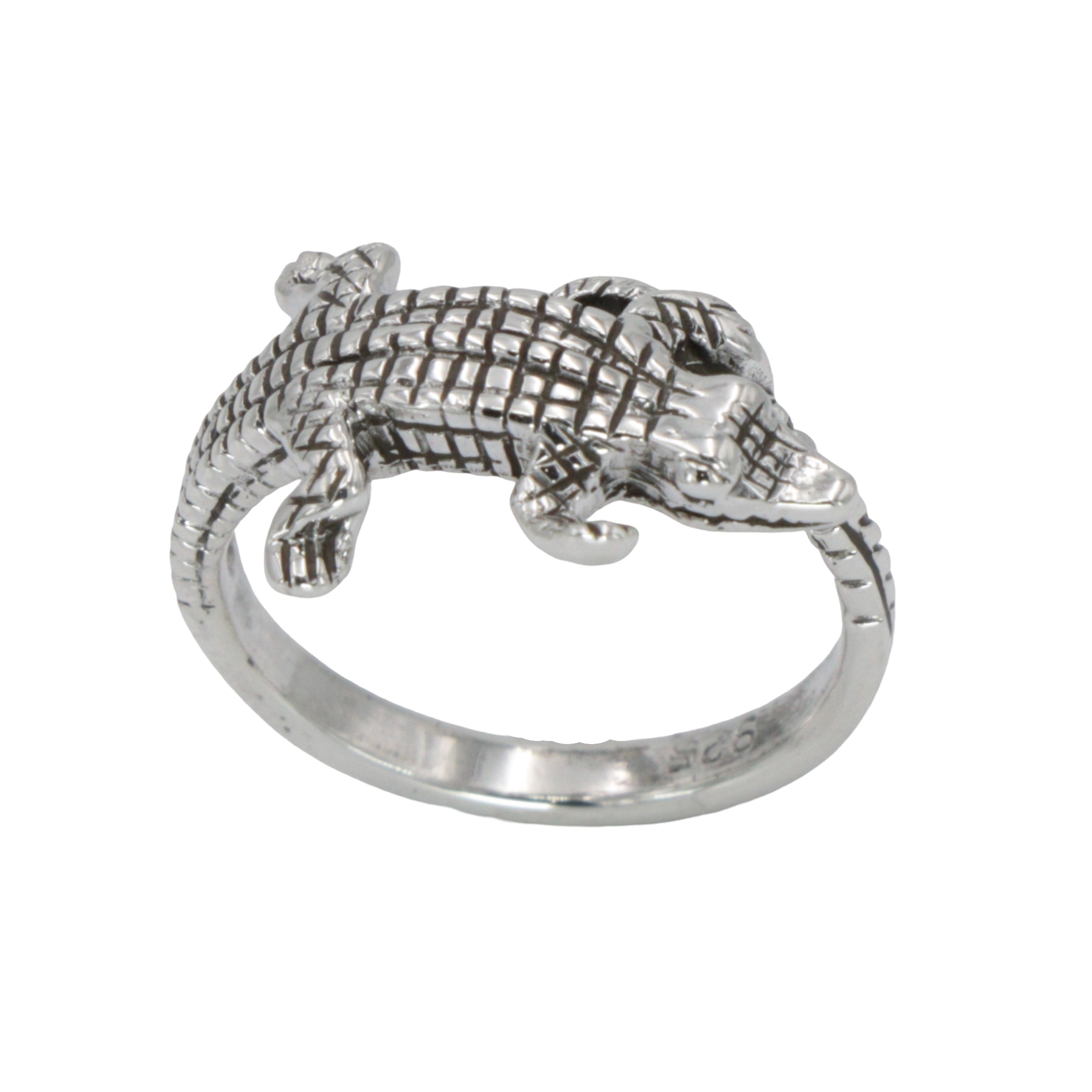 Sterling silver rings, front view