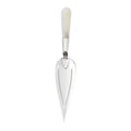 Pearl, Mother of Pearl, sterling silver bookmarks, front view