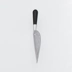 Back view of Trowel Bookmark Black Onyx Handle showing 925 sterling silver hallmark