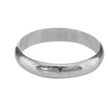 Sterling silver engraved bangle bracelet 12mm, polished finish, front view