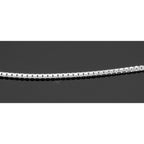 Sterling silver chains, front view