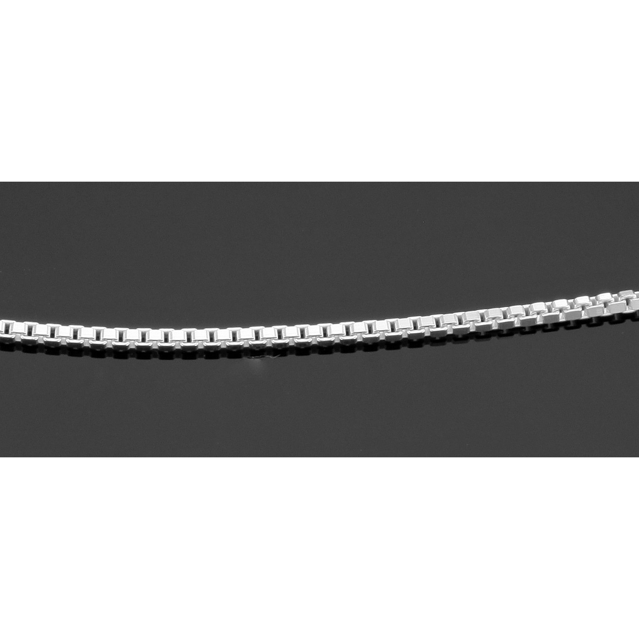 Sterling silver chains, front view