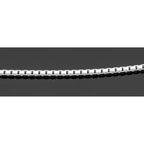 Sterling silver chains, front view