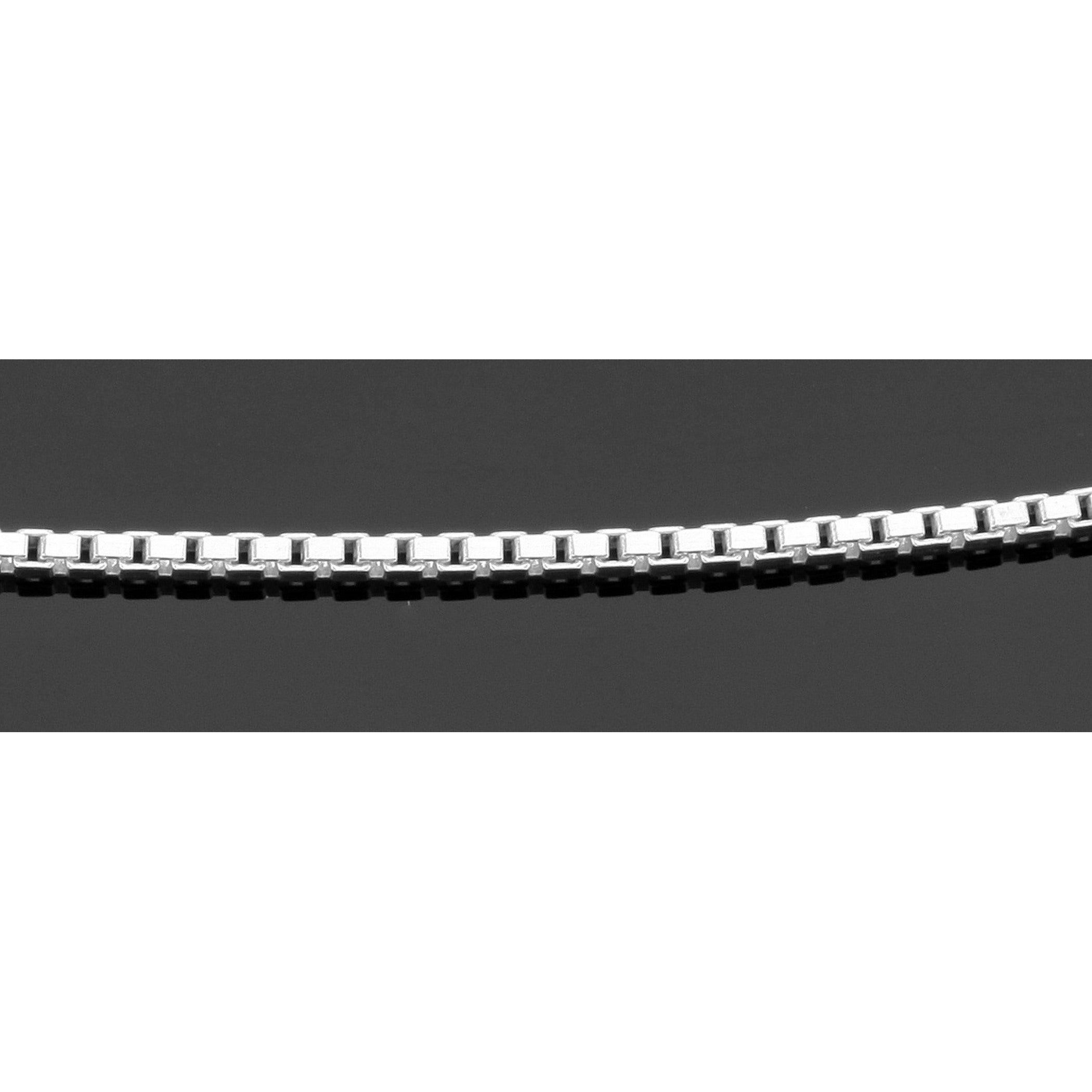 Sterling silver chains, front view