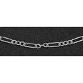 Sterling silver chains, front view