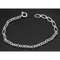 Sterling silver chains, front view