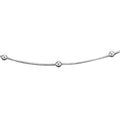 Sterling silver chains, front view