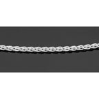 Sterling silver chains, front view
