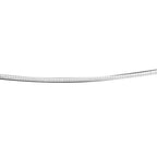 Sterling silver chains, front view