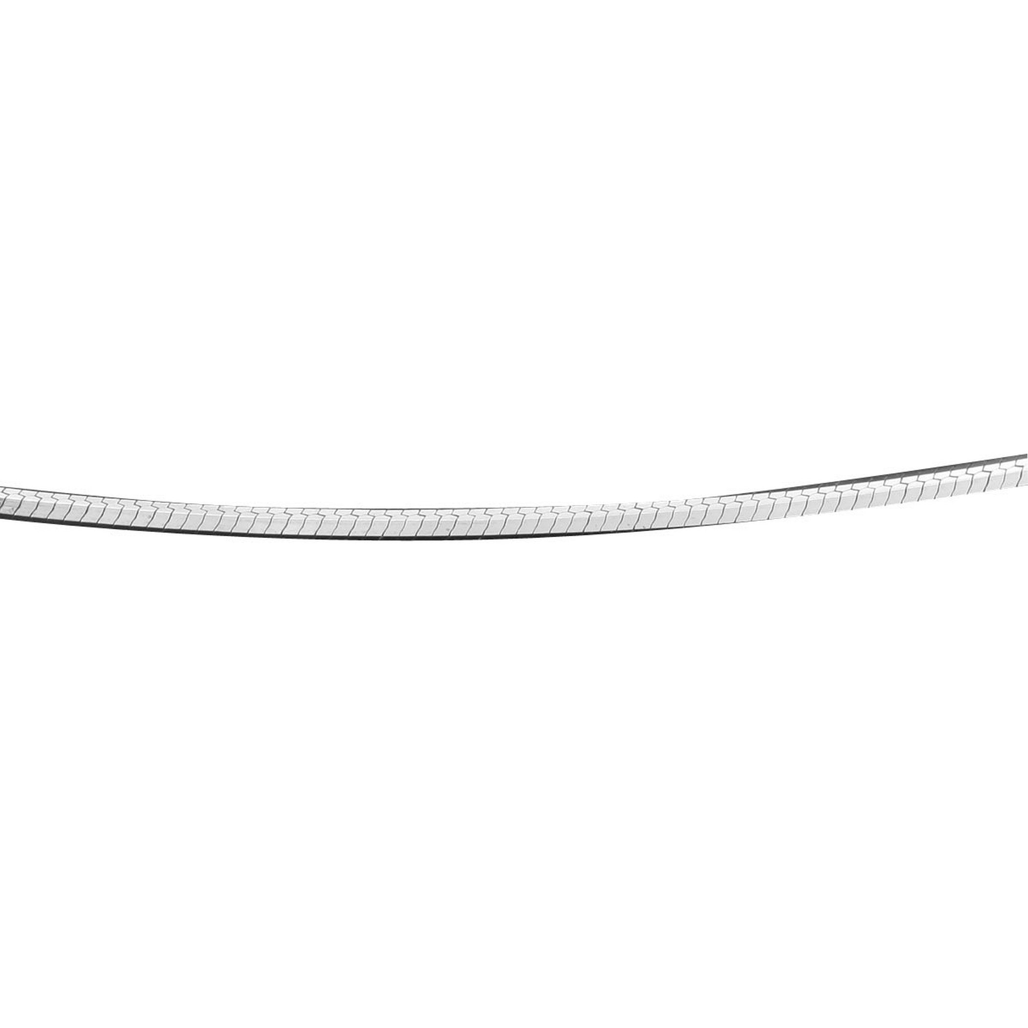 Sterling silver chains, front view