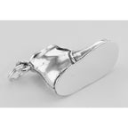 Detail view of Baby Shoe Charm or Pendant - Engravable highlighting design details