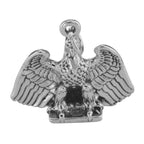 Sterling silver charms, front view