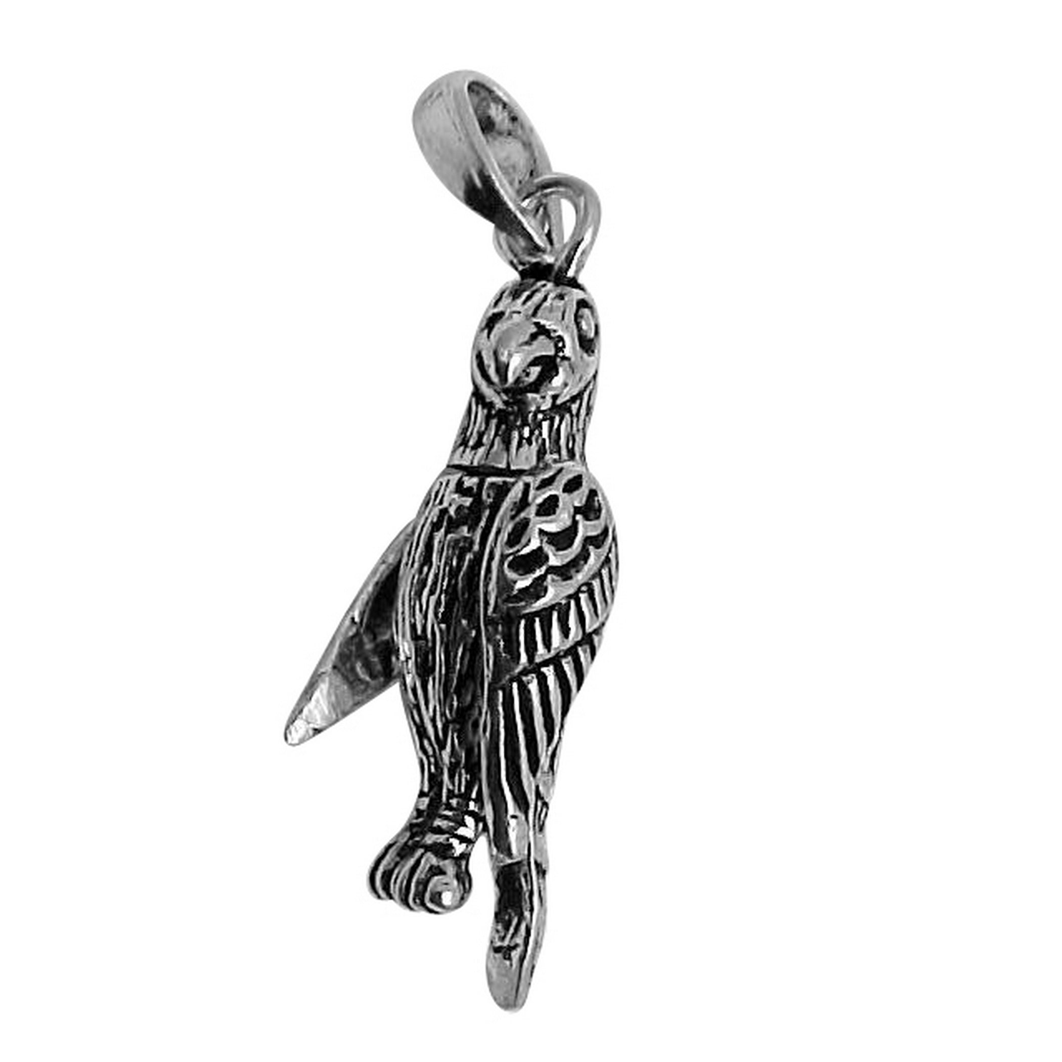 Sterling silver charms, front view
