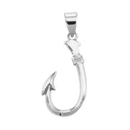 Sterling silver charms, front view