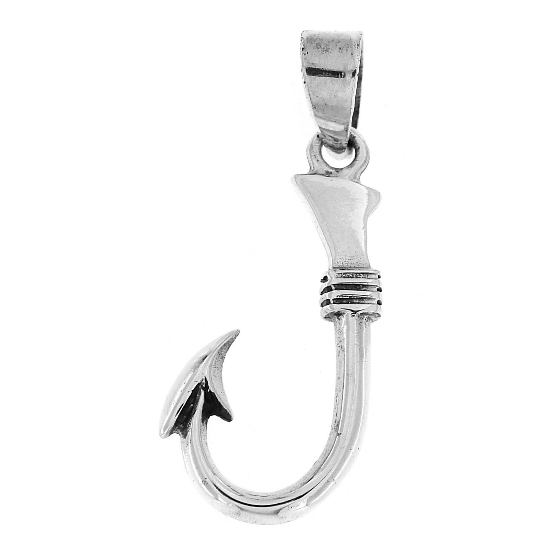 Sterling silver charms, front view