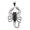 Carnelian, Onyx, sterling silver pendants, front view