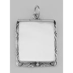 Detail view of Beautiful Victorian Style Stamp Box Pendant highlighting design details