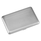Sterling silver card cases, front view