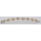 Detail view of Italian Handcarved Cameo Bracelet - Roman Style highlighting design details