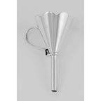 Back view of Perfume Funnel - Medium w/ Fluted Top showing 925 sterling silver hallmark and spring ring clasp