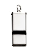 Detail view of Whistle Pendant - Made in USA highlighting design details
