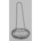 Detail view of Whiskey Liquor Decanter Label / Tag highlighting design details