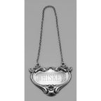 Detail view of Whiskey Liquor Decanter Label / Tag highlighting design details