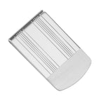 Sterling silver money clips, front view