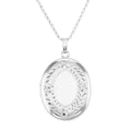 Sterling silver lockets, front view