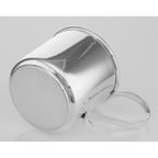 Detail view of Gorgeous Sterling Silver Baby Cup - Engravable - Made in USA highlighting design details