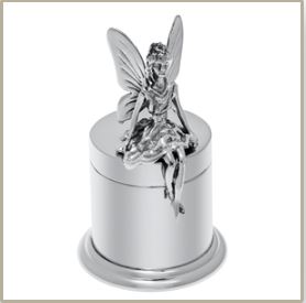 Sterling silver baby gifts, front view