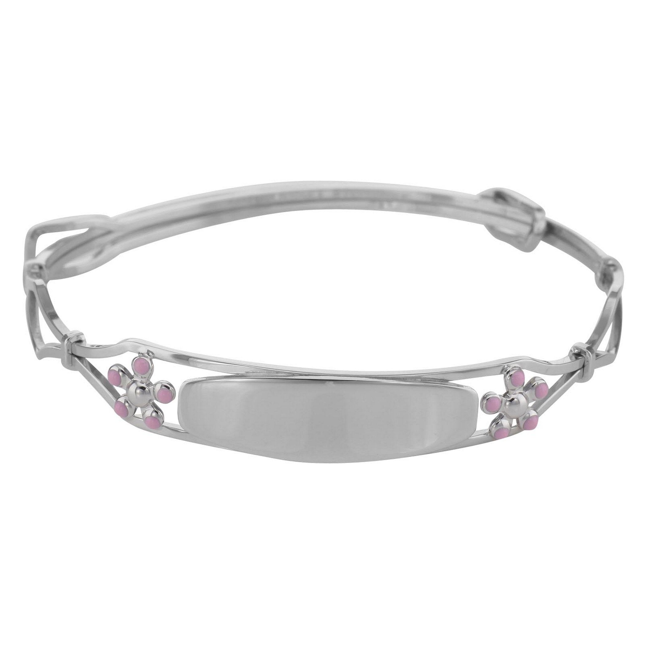 Sterling silver baby gifts, front view