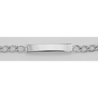 Detail view of ID Bracelet - Baby Boy - Children's Engravable - Made in USA highlighting design details