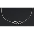 Sterling silver necklaces, front view