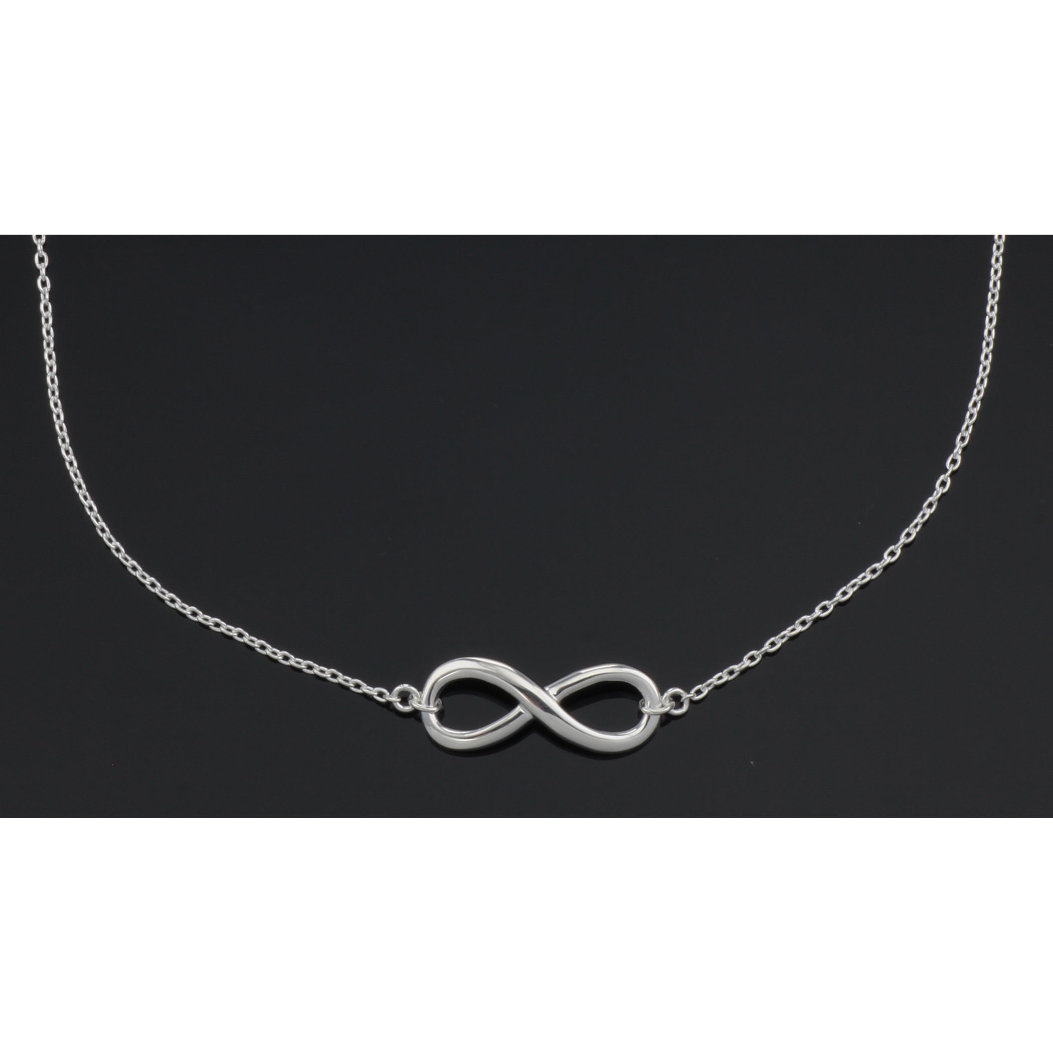 Sterling silver necklaces, front view