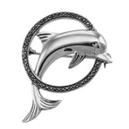 Marcasite, sterling silver brooches / pins, front view