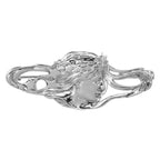 Sterling silver brooches / pins, front view